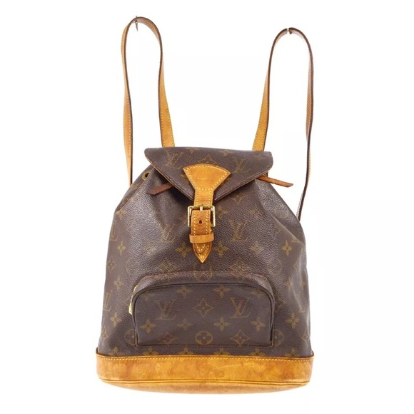 Vintage🌹LV backpack montsouris mm monogram backpack travel bag Louis Vuitton bag - Picture 17 of 17